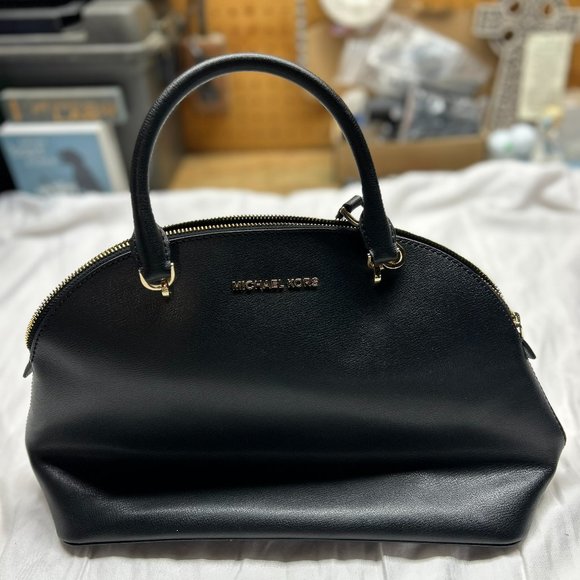 Michael Kors Black Leather Purse - Picture 1 of 2